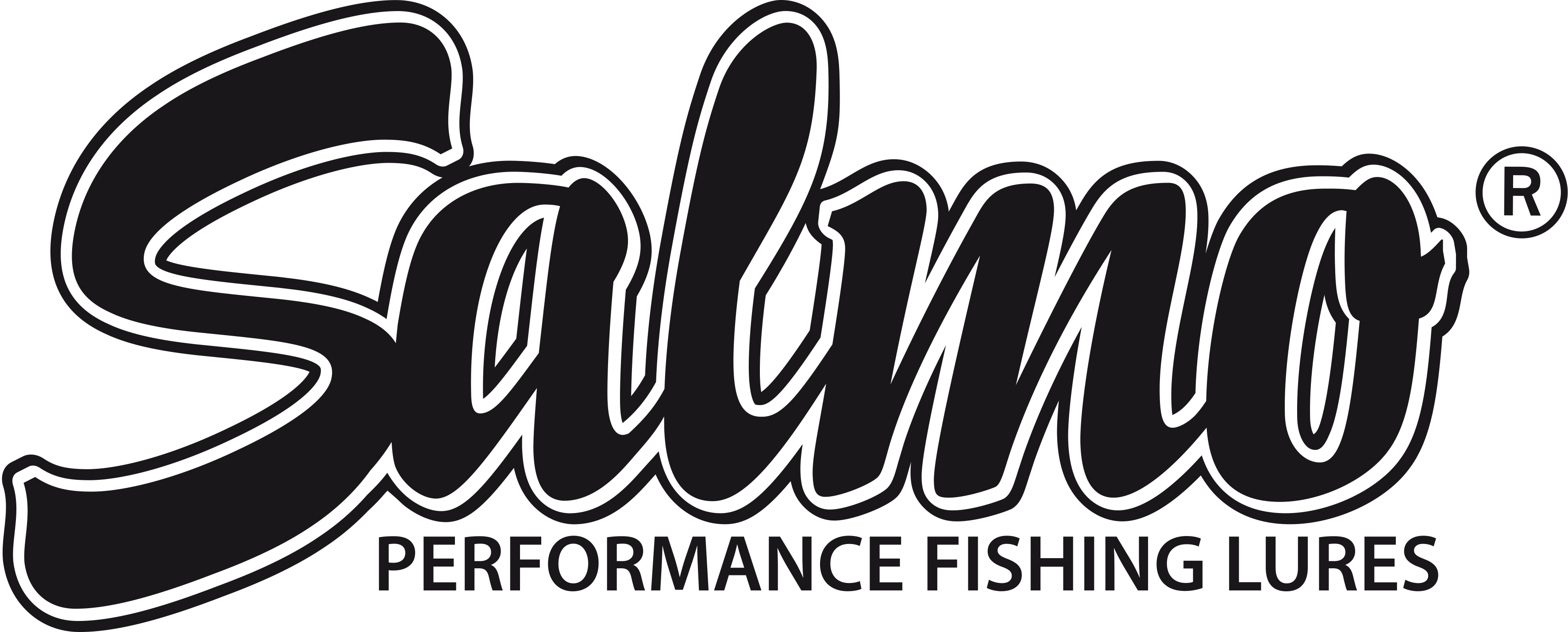 Salmo Performance fishing lures logo